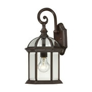 Nuvo 60-4962 - Boxwood - 1 Light - 15" Outdoor Wall W/ Clear Beveled Glass