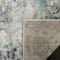 thumbnail image 4 of SAFAVIEH Madison Ognen Overdyed Geometric Area Rug, Ivory/Blue, 5'3" x 7'6", 4 of 7