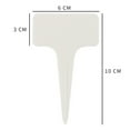 thumbnail image 2 of 20PCS T Shape Garden Labels Thickening Garden Plant Tag Plant Classification Sorting Sign Tag White, 2 of 5