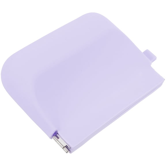 MUSEYA Purple Silicone Denture case with Tight Sealing for Travel and Daily Use Multifunctional Storage Supplies Portable Large Capacity