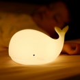 thumbnail image 1 of Linda luz nocturna de delfines, luces de delfines para niños y niñas, regalos de Navidad, luz nocturna, decoración de habitación para niños y adolescentes, lámpara de noche de animales de si, 1 of 5