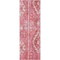 thumbnail image 2 of Unique Loom Malasana Basilica Rug Pink/Beige 2' 2" x 6' Runner Geometric Modern Perfect For Bathroom Hallway Mud Room Laundry Room, 2 of 5