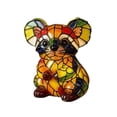 thumbnail image 2 of Linnome Lampe de Table Koala en Verre Teinté en Résine Alimentée par USB pour Chambre, Salon, Déco Maison, 2 of 8