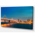 thumbnail image 2 of Designart - Skyline de San Francisco Illuminée - Impression sur Toile de Paysage Urbain, 2 of 3