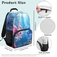 thumbnail image 7 of Yuyamidu Blue Pink Axolotl Kids Backpacks for Girls Boys Elementary School Backpacks 17 Inch Bookbag Middle School Backpack Kawaii Book Bag Kids School Bags, 7 of 7