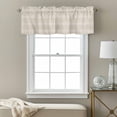 thumbnail image 3 of Beige Checkered Valance Curtain Abstract White Geometric Argyle Stripe Modern Window Valances Rod Pocket Short Curtains Window Treatments for Kitchen Bedroom Bathroom Laundry 42" x 18", 3 of 9