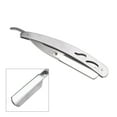thumbnail image 3 of Amdohai Stainless Steel Straight Edge Barber Razor Folding Shaving Shaver Without Blade, 3 of 7