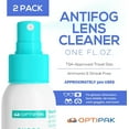thumbnail image 5 of OptiPak Face Mask Storage Case Kit with Anti Fog Spray & Lens Cleaner Cloth Grey, 5 of 9