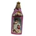 thumbnail image 3 of Figura de la Sagrada Familia de Momentos en el Tiempo, recuerdos de fiesta, juego de pesebre navideño Violeta, 3 of 9
