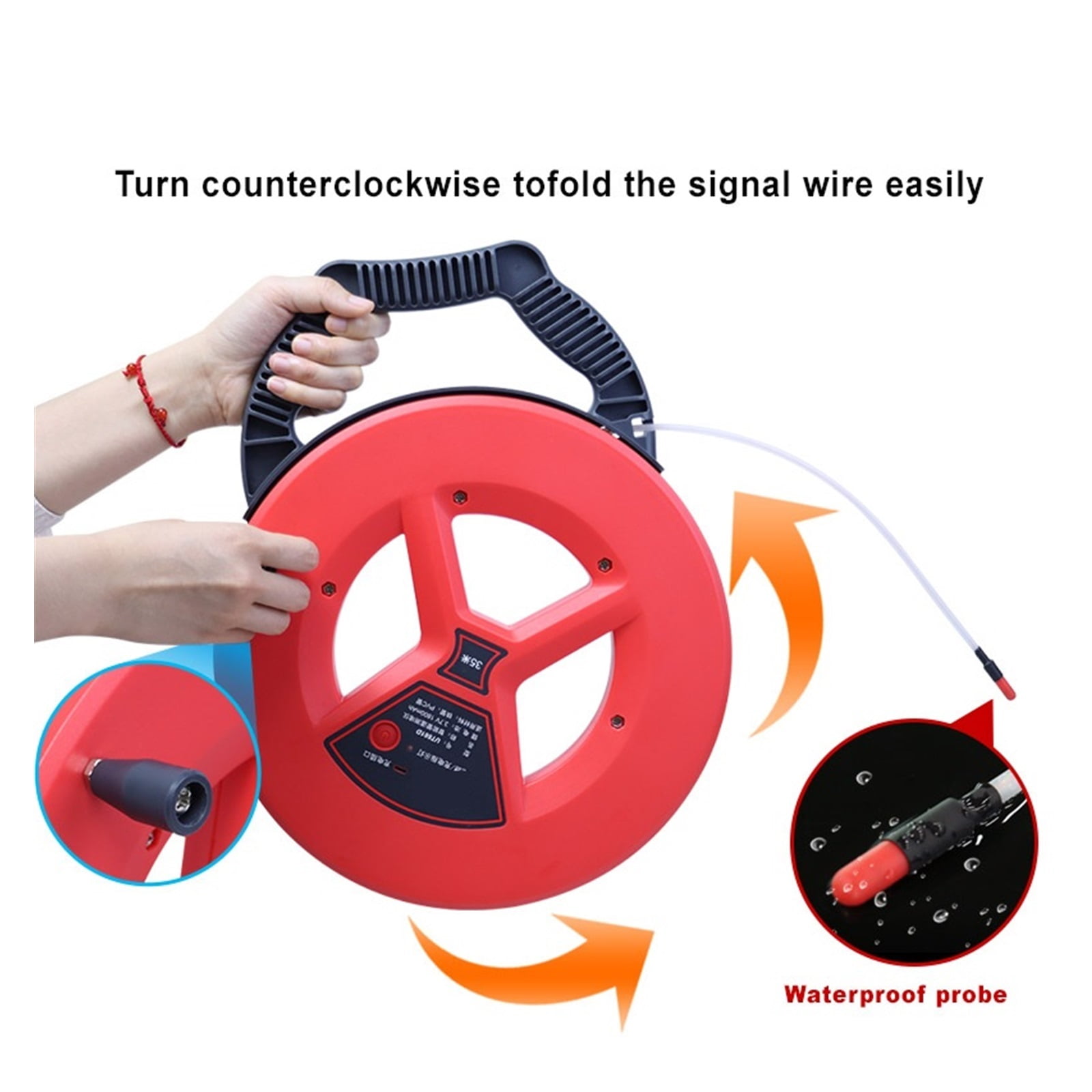 UT661A UT661B Wall PVC Iron Pipe Blockage Detector Diagnostic-tool Scanner Pipeline Blocking Clogging Plumbers Instrument ,Easy to Use