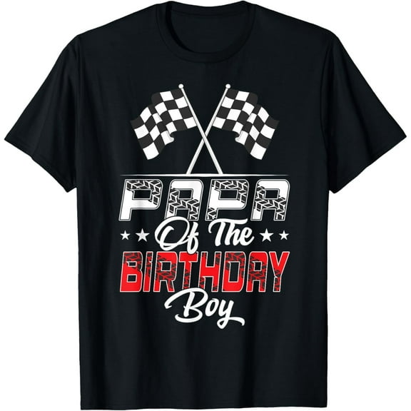 Velto Race Car Papa Of The Birthday Boy Racing Family Pit Crew T-Shirt All Size S-5XL