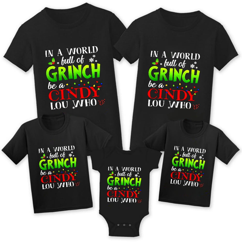 Grinch Christmas Personalized Family 