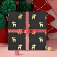 thumbnail image 3 of Stijggn Reversible Christmas Wrapping Paper Rolls for Kids Holiday Gift Wrap Red & Black Plaid Xmas Design for Xmas, Party, Holiday Gift Wrap, 3 of 6