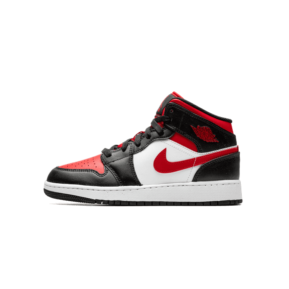 JORDAN GRADE SCHOOL Air Jordan 1 Mid GS "Alternate Bred Toe" 554725 079 554725 079 from Stadium Goods