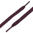 thumbnail image 4 of 3 Pares De Cordones Para Zapatillas Doble Capa Punto Hueca Plana Fucsia Negro 140 cm/55, 4 of 4