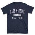 thumbnail image 1 of Lake Katrine New York Classic Established Men's Cotton T-Shirt, 1 of 1