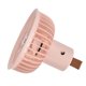 thumbnail image 5 of Ventilador portátil multifuncional con carga USB, color rosa, para exteriores, hogar, oficina y campamentos, funciona con pilas, 5 of 8