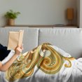 thumbnail image 3 of Modern Soft Flannel Fleece Throw Blanket, Macro Butterfly Wings Life Animal Illustration, Cozy Plush for Indoor and Outdoor Use, 50" x 60", Cinnamon Marigold Sepia, by Ambesonne, 3 of 5
