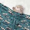 thumbnail image 2 of Pofeuu Modern Excavator Print Puppy Blanket,Dog Blankets,Pet Blanket Cozy Cat Blankets for Indoor Cats, Fuzzy Pet Blanket for Kitten Doggy Dog Blankets-Large, 2 of 8