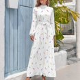 thumbnail image 4 of Vestido largo con chispas de caramelo, vestidos de fiesta, vestido de mujer, vestido de graduación, 4 of 5