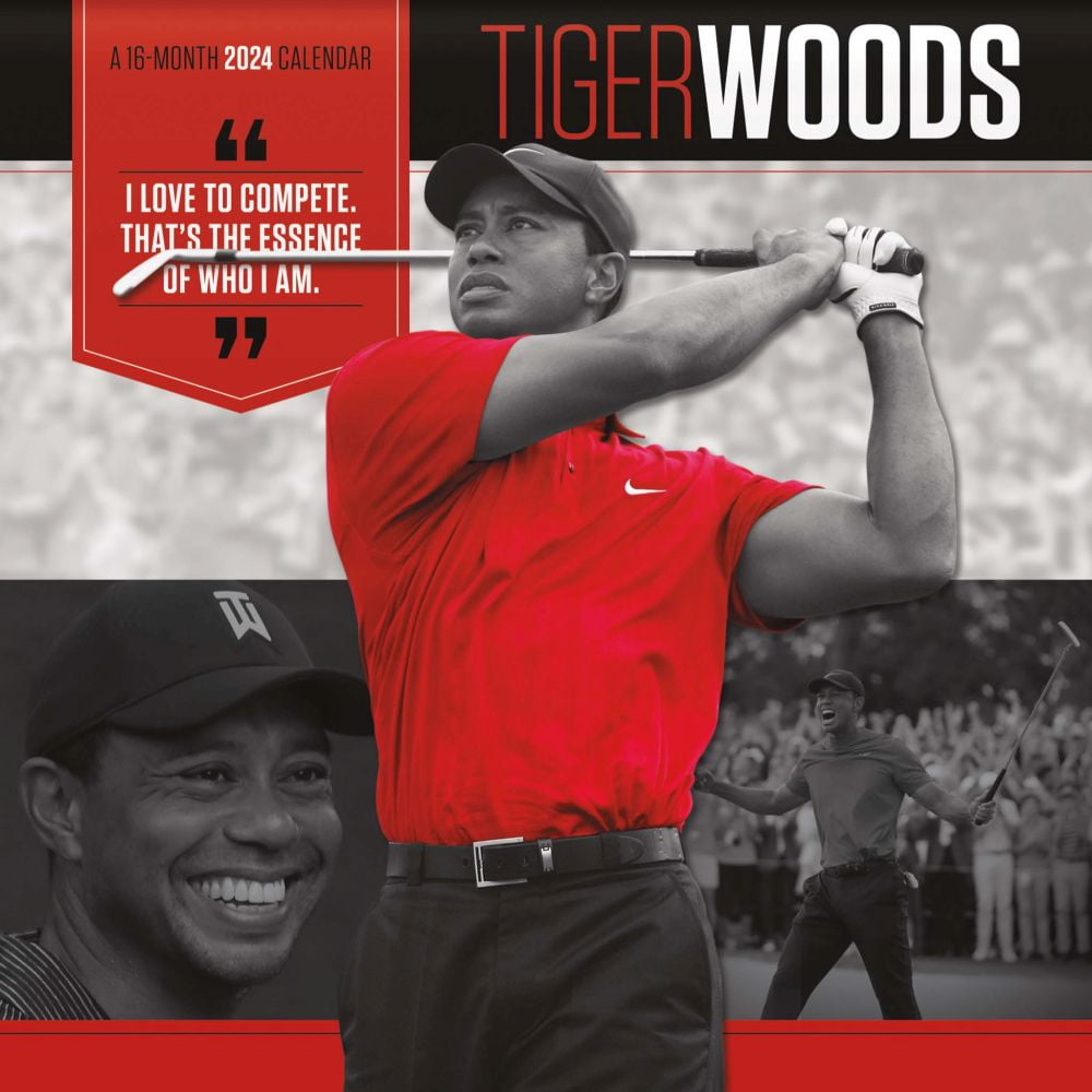 Trends International, Tiger Woods 2024 Wall Calendar