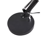 Home Decorative Mainstays LED Architect Desk Lamp, Black Metal, Powder Coating Finish, for All Ages