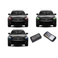 thumbnail image 4 of Flashtech RGB Angel Eye LED Halo kit with RF Remote for 2013-2017 Infiniti FX37 Headlights, 4 of 7