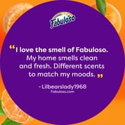 Fabuloso 2X Multi-Purpose Cleaner, No Rinse Floor Cleaner, Tangerine Scent, 56 fl oz