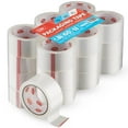 thumbnail image 1 of Simply Cool Clear Packing Tape Refill Rolls | Bulk 18 Pack of 60 Yards Per Roll | Heavy Duty Strong Industrial Packaging Tape Moving Sealing Boxes & Shipping | 1080 Yards Total 1.97mm Thick 1.88” Wide, 1 of 7