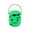 Green, variant on EQWLJWE Halloween Candy Bucket,Halloween Pumpkin Bucket,Cute Ghost Candy Bucket,Pumpkin Candy Bucket Plastic Jack O Lantern Bucket for Halloween Party Decorations Party Favor