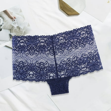 

Hunpta Underwear Women Sexy Lace Boxer Cutout Jacquard Sexy Panties