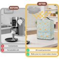 thumbnail image 4 of ZIATUBLES Butterfly Ice Cream Machine Cover Stain Resistant Kitchen Appliance Cover with Easy Lift Handle and Front Accessory Pockets, Machine Washable, 15.35" x 9.84" x 18.11", 4 of 6