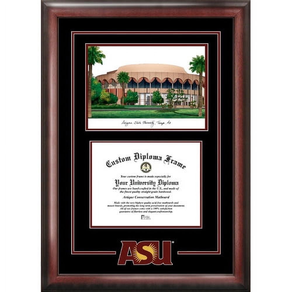 Appalachian State University 8.5" x 11" Spirit Graduate Diploma Frame with Campus Images Lithograph