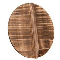 Soimiss Natural Wooden Wok Lid Thickened Light Brown 1Pack