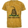 thumbnail image 2 of Distressed Gadsden Flag All Over Mens T Shirt, 2 of 2