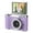 Purple, variant on Black Student Digital Camera 2.4 Inch Flip Screen Autofocus 1080P High Definition Selfie Beauty Camera