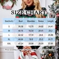 thumbnail image 3 of Women's Festive Christmas Cardigan Sweater Reindeer, Snowman, and Tree Design Perfect Holiday Wear, 3 of 5
