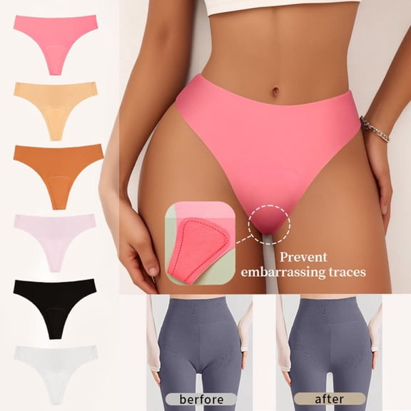 Bxsruta Women's Seamless Low Rise Breathable Nylon Briefs with Cotton Gusset for Daily Wear and Workout