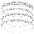 thumbnail image 1 of 4Pcs Bridal Headbands Wedding Hair Band Rhinestone Hair Crowns Crystal Bridal Tiara, 1 of 9