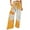 Blue, variant on Womens Dress Pants Women's Retro Printed Fashionable Drawstring Loose Pants High Waisted Casual Pants Wide Leg Pants