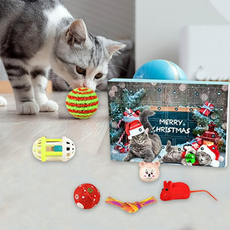 Toys For Cats Assorted Advent Calendar Cat Toy Cattery Supplies Set Cat Toys Pack For Small Rabbit Njala Kids Toys Walmart