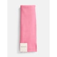 thumbnail image 4 of Scenario Women's Knit Oblong Scarf with Ribbed Trim, Fanciful Pink, 4 of 4