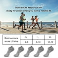 thumbnail image 6 of Ankle Socks Womens Running Athletic No Show Socks Cushioned 5-Pairs, 6 of 6