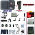 thumbnail image 1 of Cámara de acción con micrófono inalámbrico F6W, 5K, 4K60FPS, 48MP, 2,2 ", LCD táctil, EIS, pantalla Dual, Wi-iFi 170D, resistente al agua, 30M, 8X, Zoom, cámara preescolar, 1 of 5