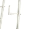 thumbnail image 6 of DecMode 17" x 65" White Metal Adjustable 3 Tier Anchor Easel with Foldable Stand and Chain Support, 1-Piece, 6 of 11