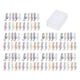 thumbnail image 2 of Clips De Papel, 100 Clips De Papel Ligeros De Metal Multifunción Para Notas Para Escritorio, 2 of 7