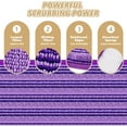thumbnail image 2 of LOVEVER Reusable Mop Pads Compatible with Swiffer Sweeper Mops  Papclean Microfiber Wet Pads Refill Dry Sweeping Cloths Washable Dust Floor Cleaner for Wood Floor Cleaning 3 Pcs Purple, 2 of 4