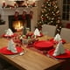 thumbnail image 5 of Juego de 10 Platos de Papel Navideños Desechables Rojos y Verdes de 23 y 18 Cm para Fiestas Navideñas | Vajilla Navideña para Reuniones Familiares, Eventos de Oficina y Fiestas Escolares, 5 of 6