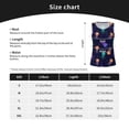 thumbnail image 6 of Fotbe Sea Jellyfish Womens Loose Fit Casual Flowy Slim-Fit Tank Tops Athletic Round Neck Trendy Sleeveless Summer Tops for Gym and Yoga-X-Large, 6 of 7