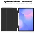 thumbnail image 5 of Allytechgroup Case for Samsung Galaxy S10 FE+ Plus 13.1" SM-X620 X626B, PU Leather TPU Inner Multi Angle Viewing Stand  Slim Fit Shockproof S Pen Holder Smart Cover Auto Sleep Wake, Black, 5 of 8